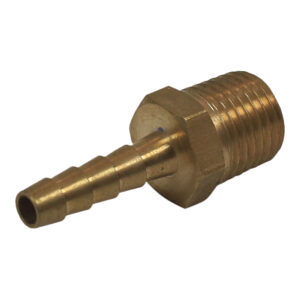 AIR CRAFT Brass Hose Tail Connector 1/4" IN x 6 MM Male