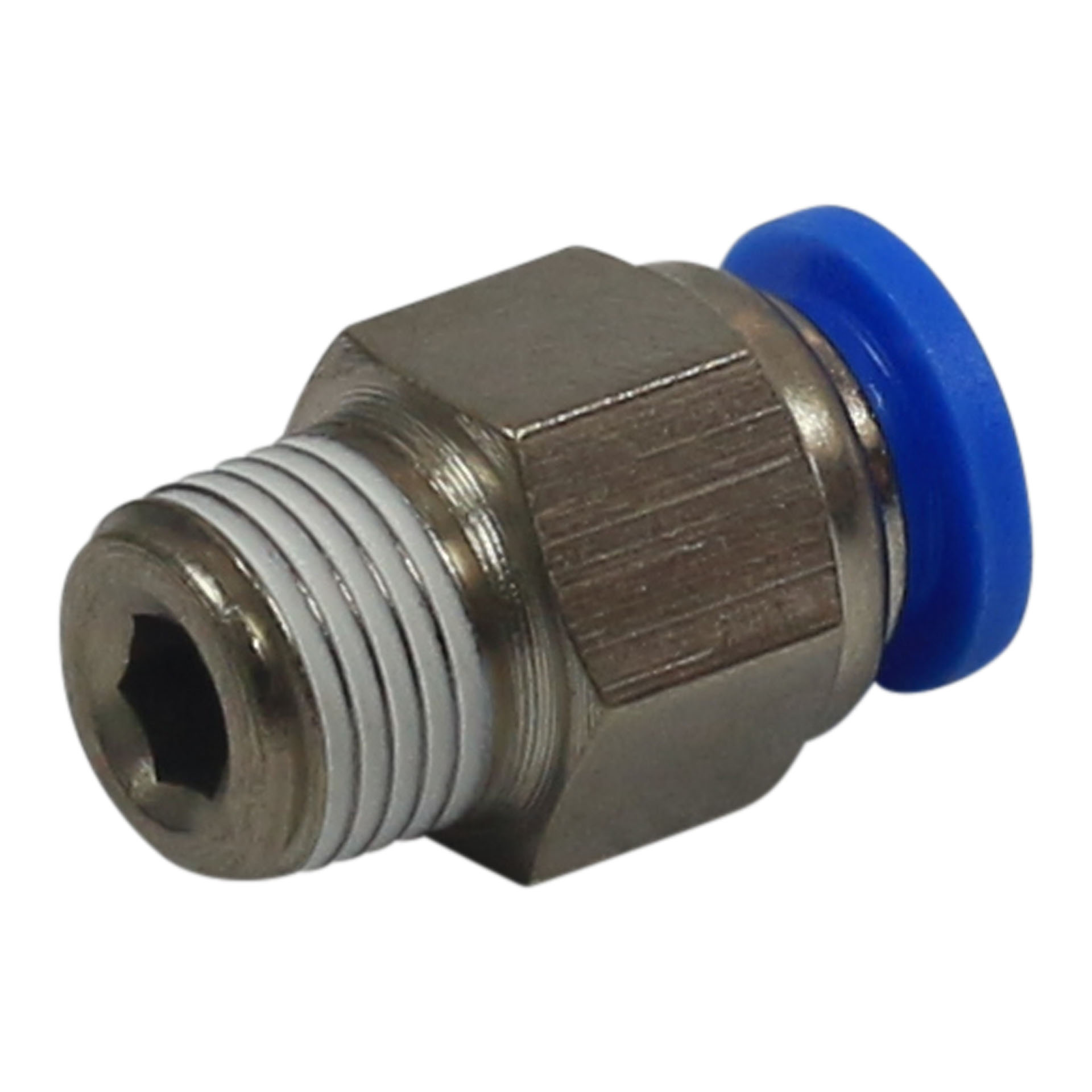 AIR CRAFT PU Hose Fitting Straight Stud 6 MM - 1/8" Male