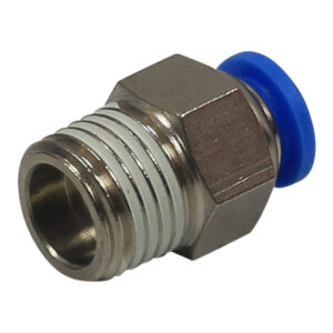 AIR CRAFT PU Hose Fitting Straight Stud 6 MM - 1/4" Male