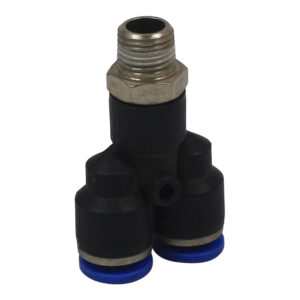AIR CRAFT PU Hose Fitting Y - Joint 6 MM - 1/8" IN male