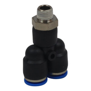 AIR CRAFT PU Hose Fitting Y - Joint 8 MM - 1/8" IN Male