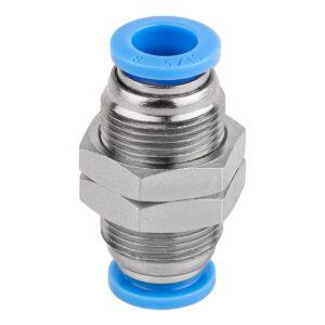 8 mm Metal Bulkhead Str Connector
