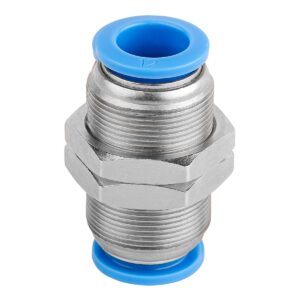 APM12 12 mm Metal Bulkhead Str Connector