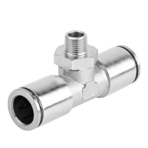 MPT12-0112mm x 1/8" M Metal PU T-Joint