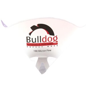 BULLDOG AUTO Paint Strainer, 190 microns, 10 pak