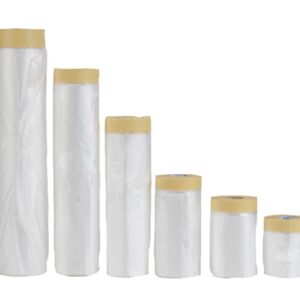 BULLDOG AUTO Masking Film Roll, Pre-taped 1800mmx33m