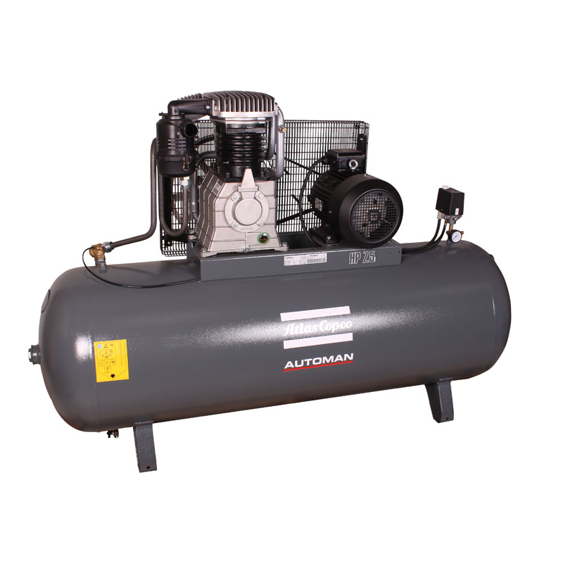 AUTOMAN AC 100 E 500L Stationary Air Compressor 7.5 KW (10 HP) 380 V