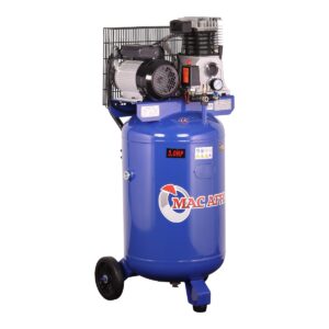 MAC AFRIC 100 Litre 2.2 KW (3 HP) 230 V Vertical Space Saver Belt Driven Compressor
