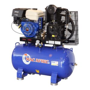 MAC AFRIC 150 Litre 10.5 KW (15 HP) Petrol Belt Driven Compressor