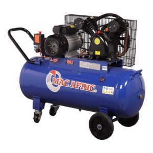 MAC AFRIC 100 Litre 2.2 KW (3 HP) 230 V Belt Driven V-Head Compressor