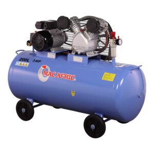 MAC AFRIC 200 Litre 2.2 KW (3 HP) 230 V Belt Driven "V-Type" Compressor