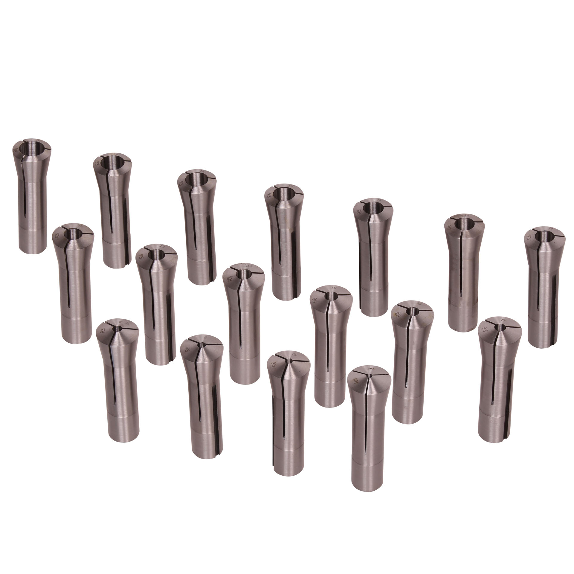 MAC AFRIC 17 PCS R8 Collet Set 4 - 20 MM