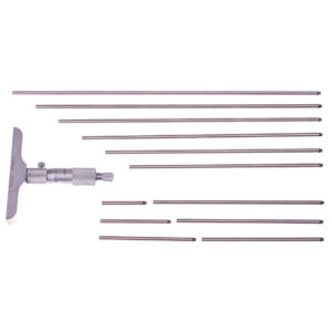 MAC AFRIC Vernier Depth Gauge with Interchangeable Rods 0 - 300 MM
