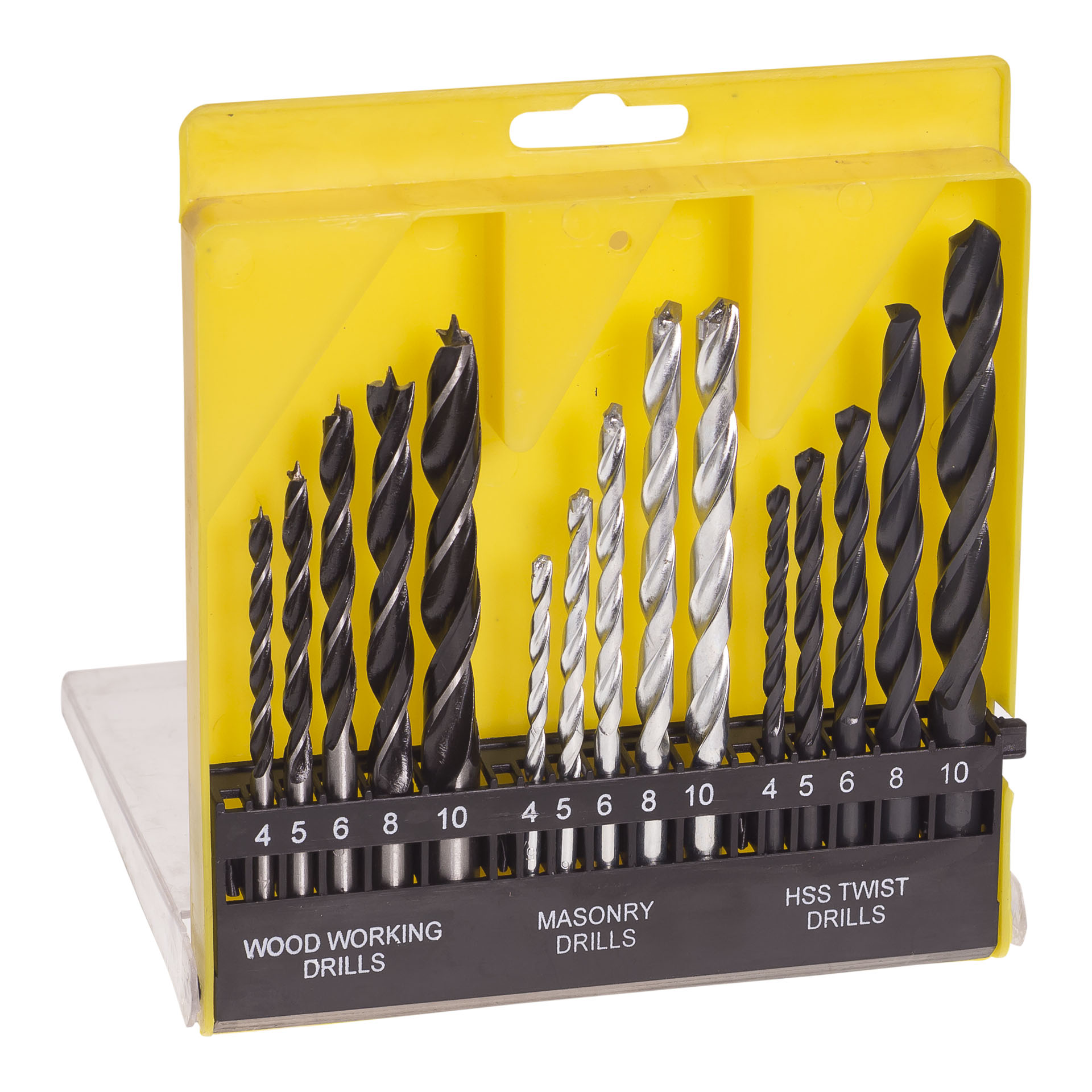 MAC AFRIC 15 PCS Comb MAS/HSS Wood Drill Set
