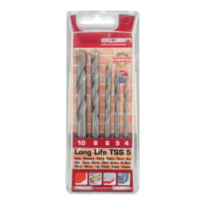 ALPEN 5 PCS Masonry Drill Bit Set