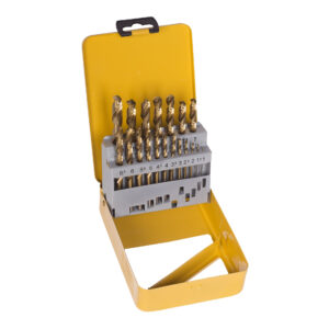 MAC AFRIC 19 PCS Titanium Drill Bit Set (Yellow Case)