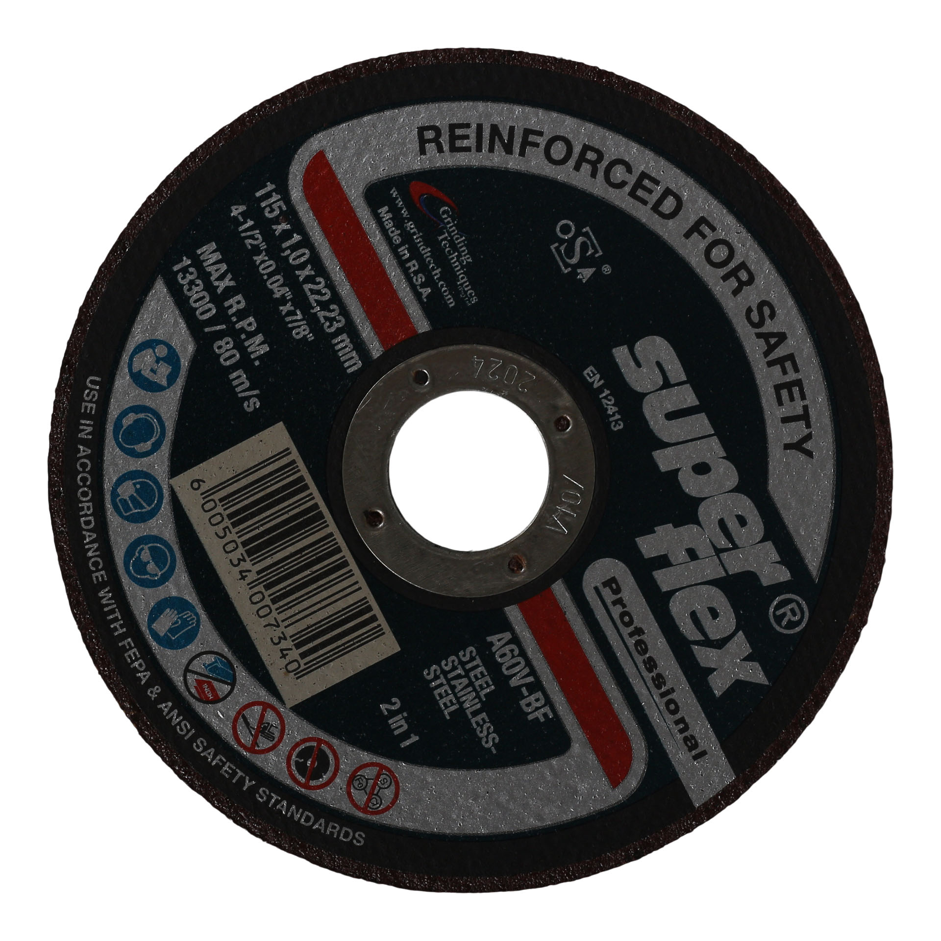 SUPERFLEX Professional Slimline Disc (115x1.0x22.23)