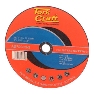 TORKCRAFT Cutting Disc for Steel 230 x 1.6 x 22.23 MM