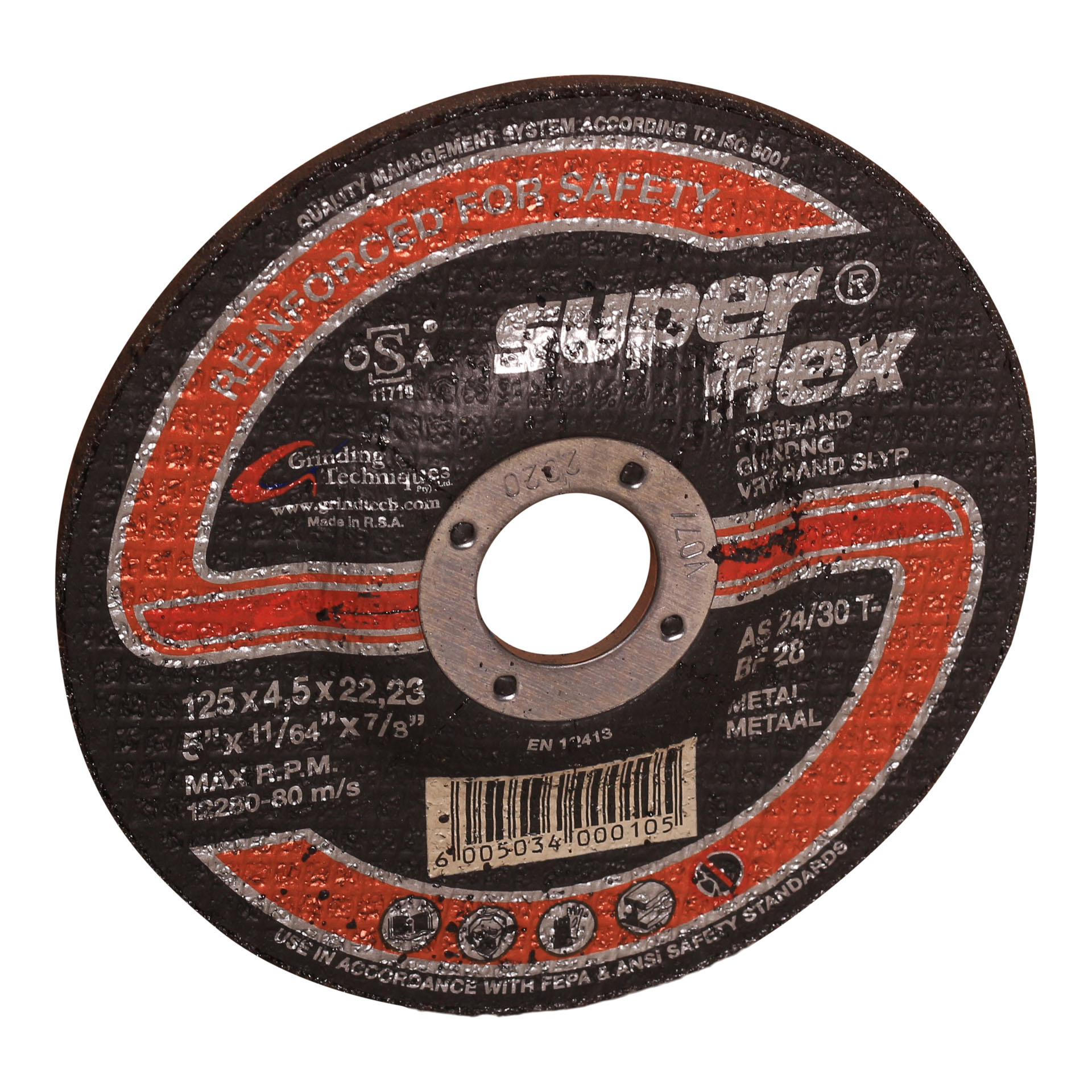 SUPER FLEX 125 MM Steel Grinding Disc