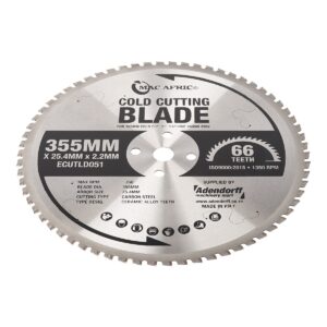 355mm 66T Cold Cut Blade for ECUTLD050 (Solid Cutting)