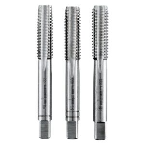 ALPEN HSS HSS Hand Taps Set*, Straight Fluted, for metric ISO-threads DIN 13 - M10 x 1.5 mm