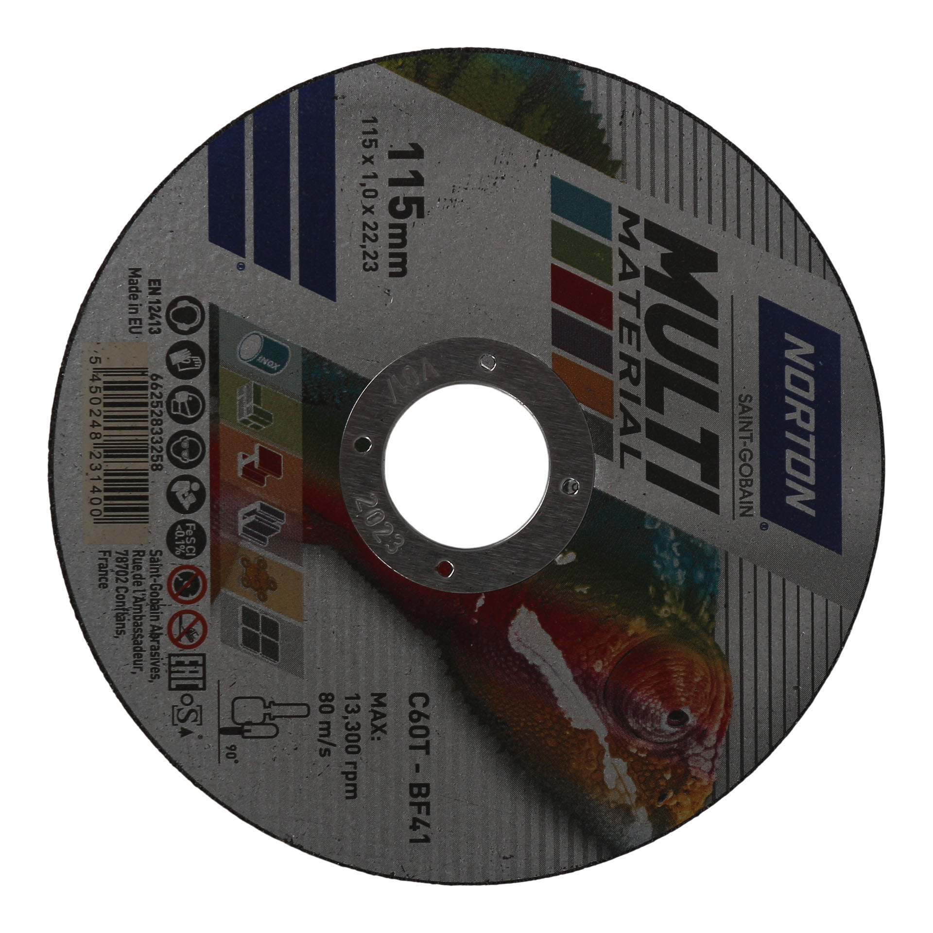 NORTON Multi-Purpose Cutting Disc (115x1x22.23)