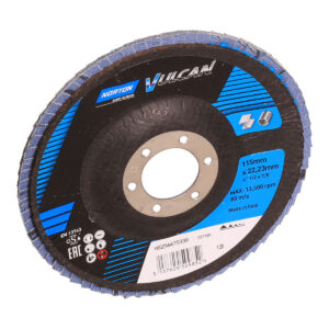 NORTON Vulcan Zirconia - Flap Discs 115 x 22.23 mm - 120 Grit