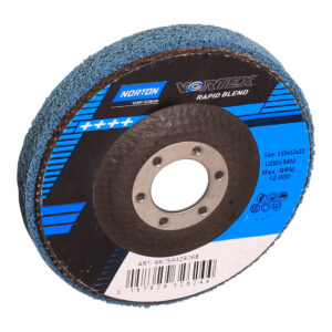 NORTON Vortex Rapid Blend 115 x 12 x 22 MM Finishing Disc