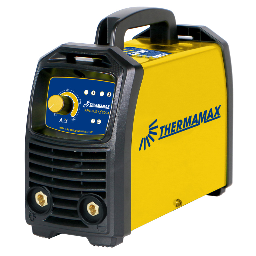THERMAMAX Alpha Arc Fury 3 200A Inverter Inverter Welder 230V + Cable Set