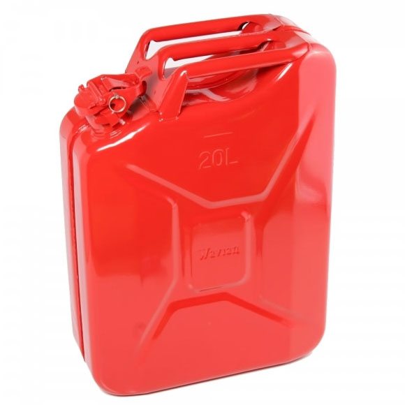 MAC AFRIC 20 Litre Jerry Can - Red - 0.8 mm Wall Thickness