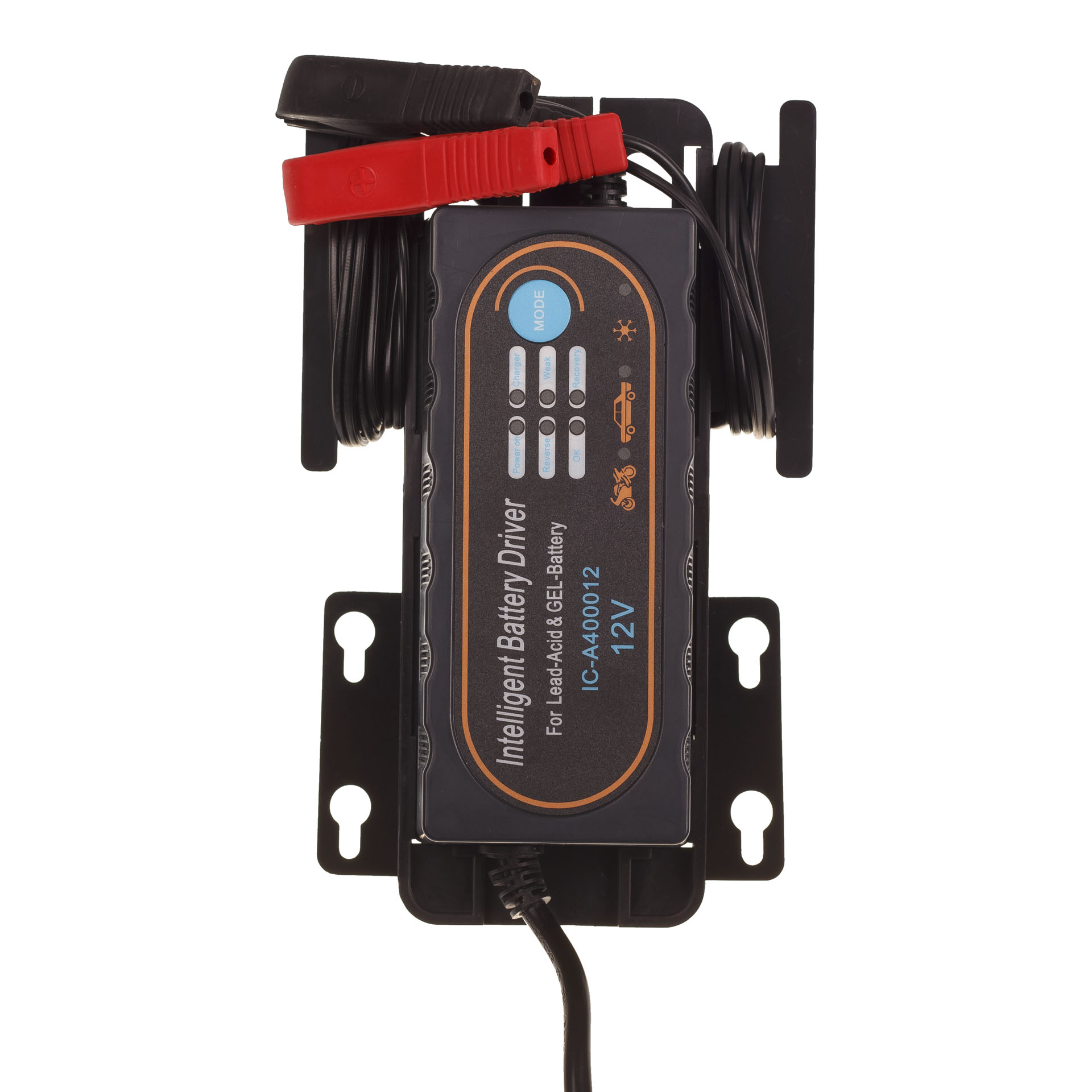 MAC AFRIC 12V Intelligent Battery Charger for Lead Acid & Gel Batteries