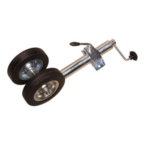 MAC AFRIC Double Jockey Wheel Trailer Jack with Clamp
