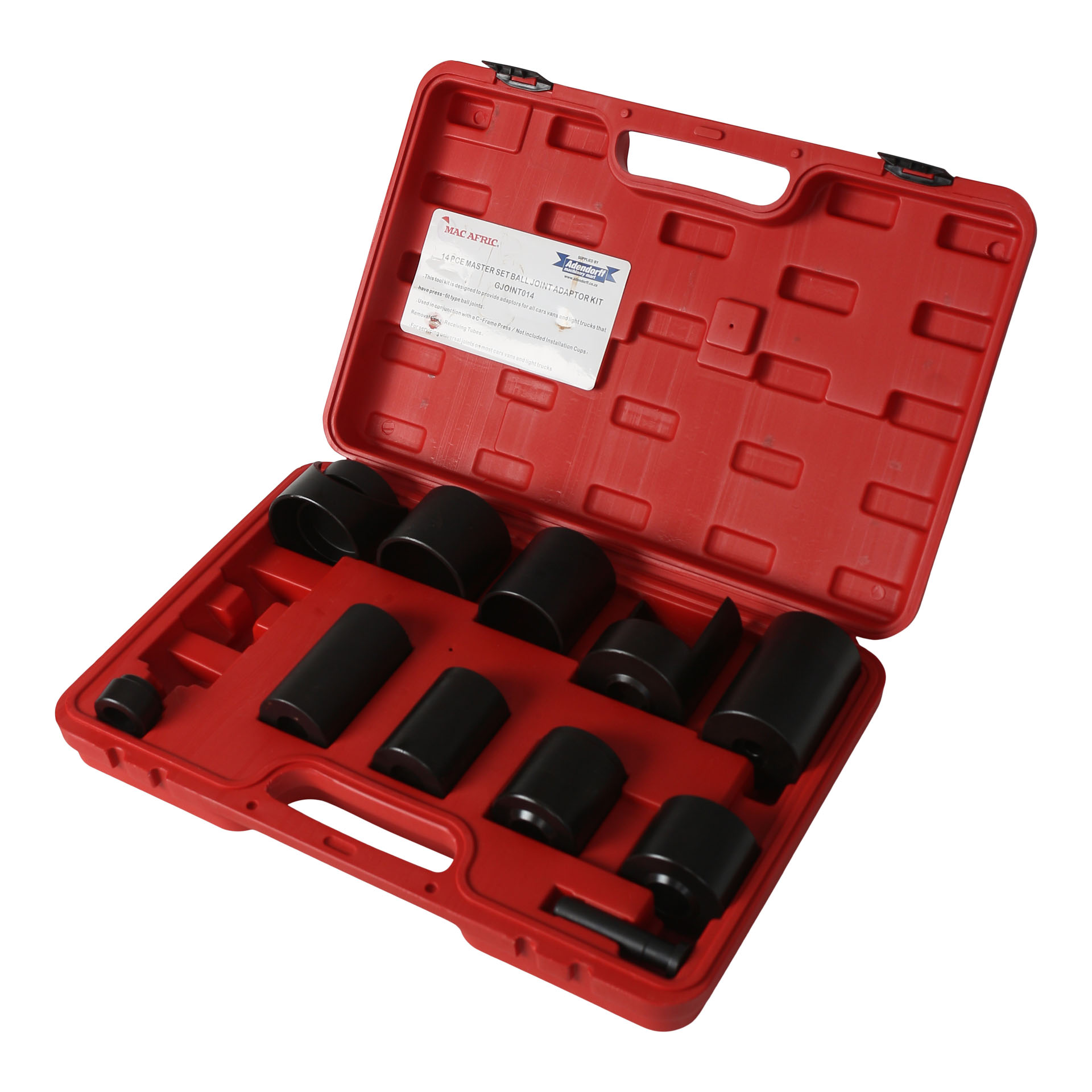 MAC AFRIC 14 PCE Master Ball Joint Adapter kit