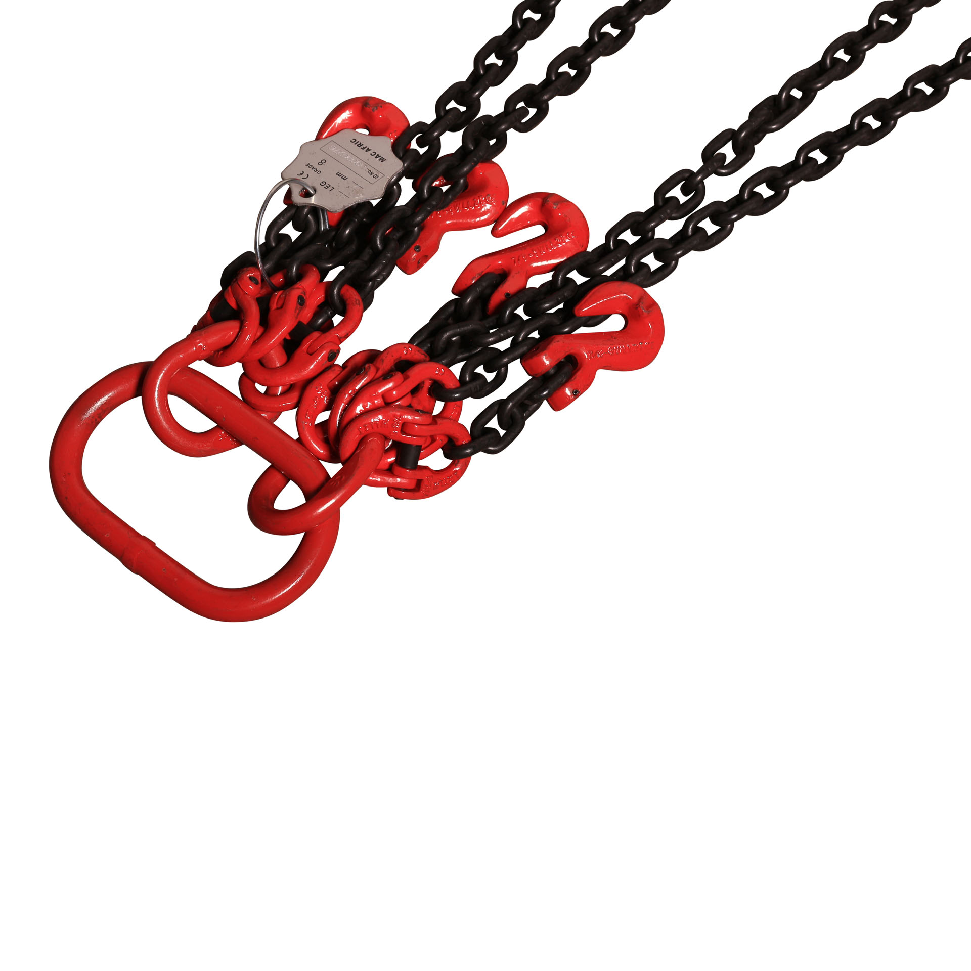 MAC AFRIC 3.15 Ton Adjustable G80 Alloy Steel Chain Sling 7 MM x 2 M