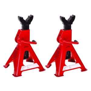 MAC AFRIC 3 Ton Heavy Duty Steel Jack Stands (with Anti-Sink Feet) Pair