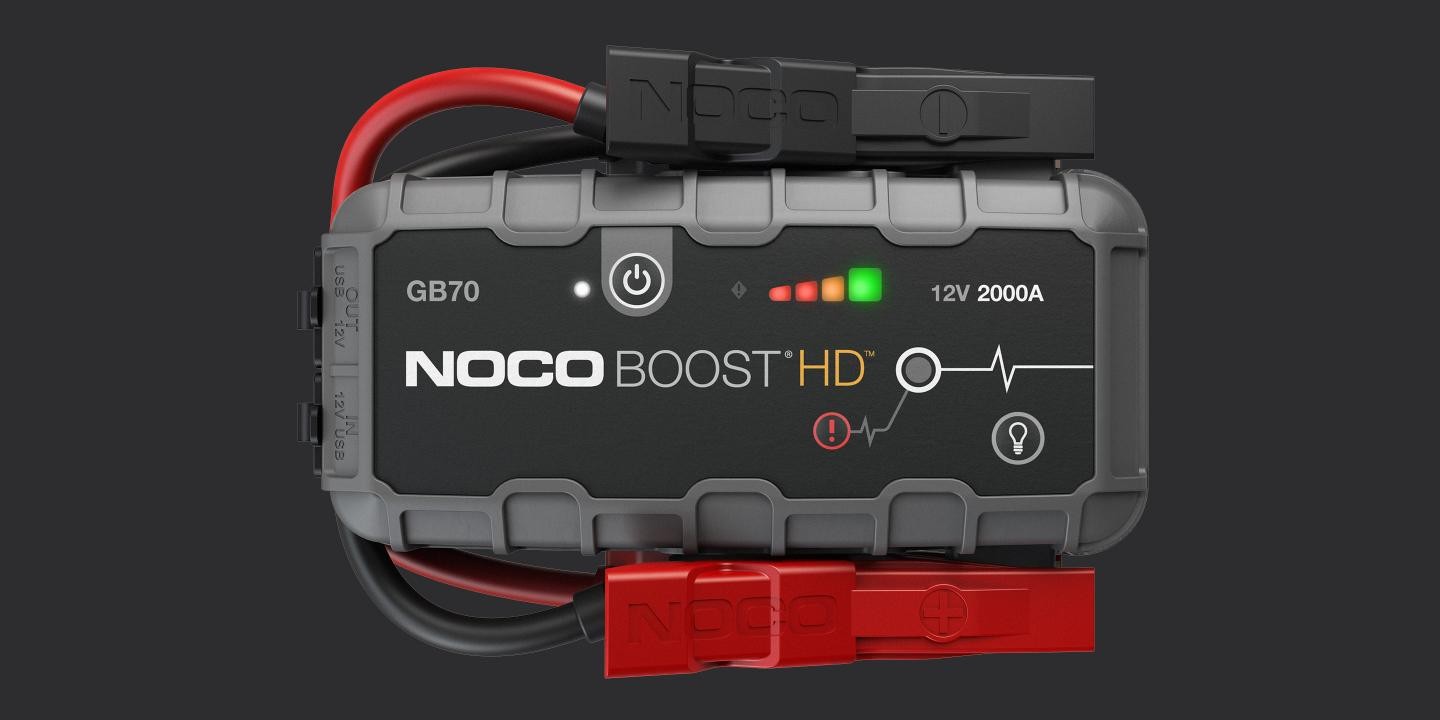 NOCO GB70 Boost HD 2000A UltraSafe Lithium Jump Starter