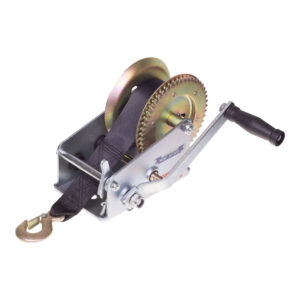 MAC AFRIC 3000 LBS Hand Gear Winch with Nylon Strap