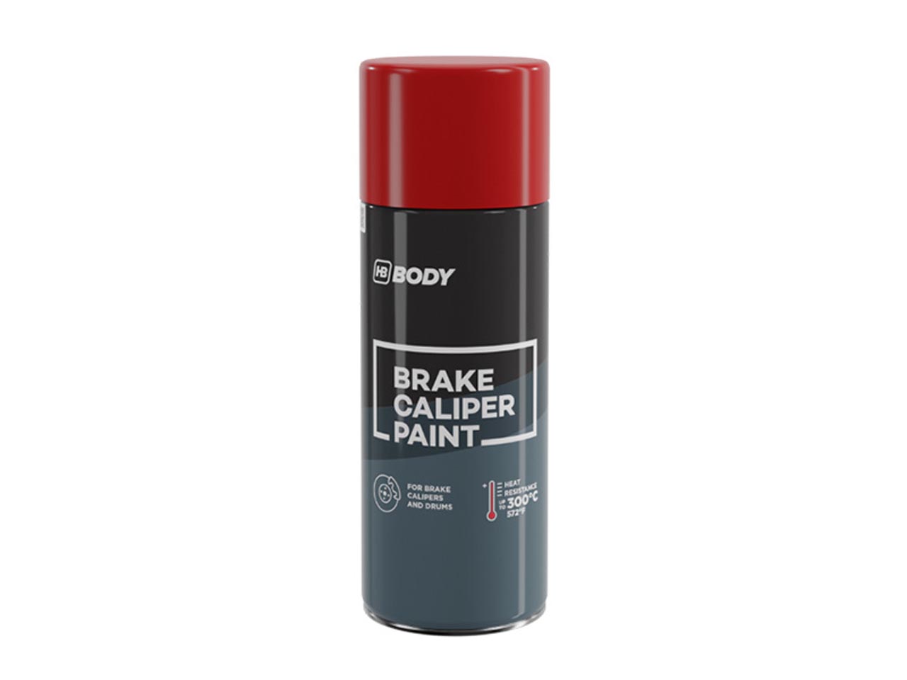 HB BODY High Heat Brake Caliper Paint, Red, 400ml Aerosol