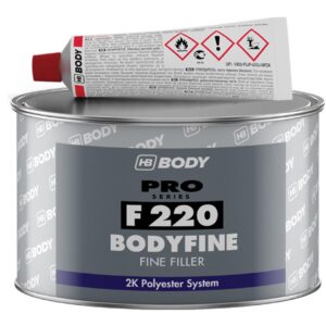 HB BODY F 220 Bodyfine Fine Filler, White-1kg