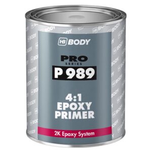 HB BODY P 989 4:1 Epoxy Primer, Transparent, 1ltr