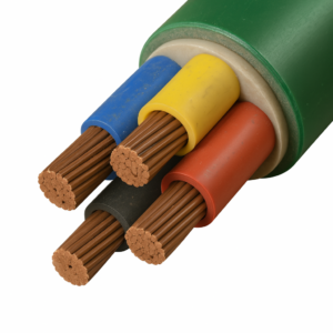 Submersible 1.5 x 4 Core Green Cable (Per Meter)