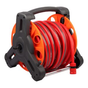 20m Braided Garden hose Basic Hose Reel Set