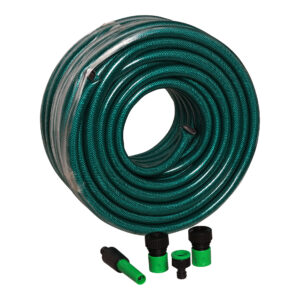 MAC AFRIC 20 MM x 30 M Garden Hose with 4 PCS Fitting Set