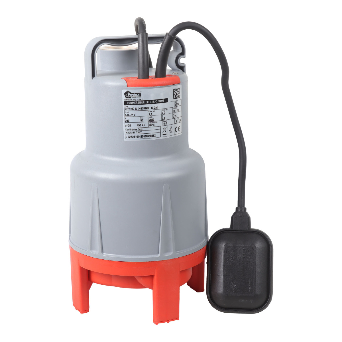 PENTAX DPV100G 750W 230V Submersible Drainage Pump (With FLOAT)