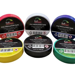 BULLDOG TAPES PVC Electrical Insulation Tape-Yellow