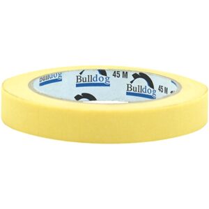 ATLAS TAPES Automotive/DIY Masking Tape, 80º Natural Rubber, Yellow 18mmx40m