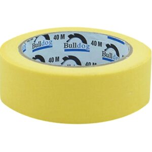 ATLAS TAPES Automotive/DIY Masking Tape, 80º Natural Rubber, Yellow 36mmx40m