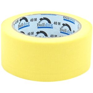 ATLAS TAPES Automotive/DIY Masking Tape, 80º Natural Rubber, Yellow 48mmx40m