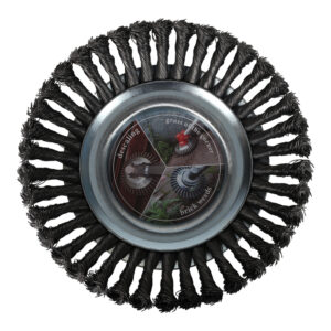 MAC AFRIC Steel Wire Weeding Wheel for Brushcutter - 8"