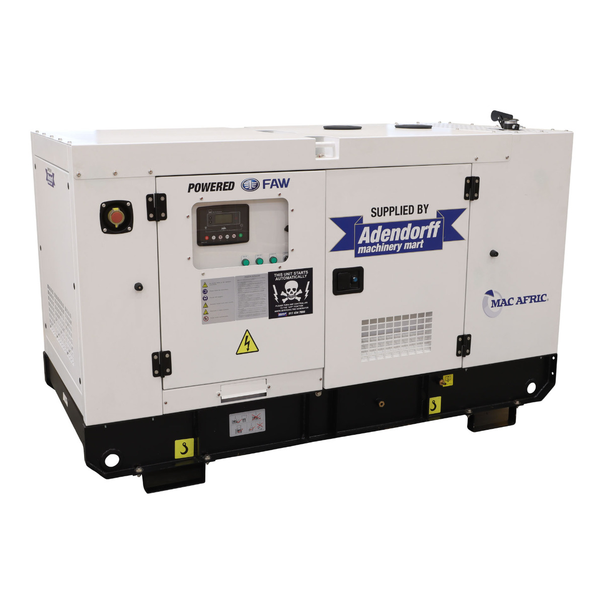 MAC AFRIC 30 KvA (24KW) Diesel Generator Powered By FAW